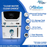 Ai Qua 12 L RO + UV + UF + TDS Control + Alkaline + Copper + UV in Tank (White) - Image 2