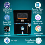 Nova Digi Black 12 L RO + UV + UF + TDS Control + Alkaline + Copper + UV in Tank - Image 3