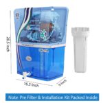 Alfa 12 L RO + UV + UF + TDS Control + Alkaline + Copper + UV in Tank (Blue) - Image 4