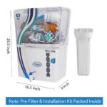 Alfa 12 L RO + UV + UF + TDS Control + Alkaline + Copper + UV in Tank (White)