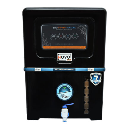 Nova Digi Black 12 L RO + UV + UF + TDS Control + Alkaline + Copper + UV in Tank