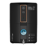 Curvv Black 15 L RO + UV + UF + TDS Control + Alkaline + Copper + UV in Tank